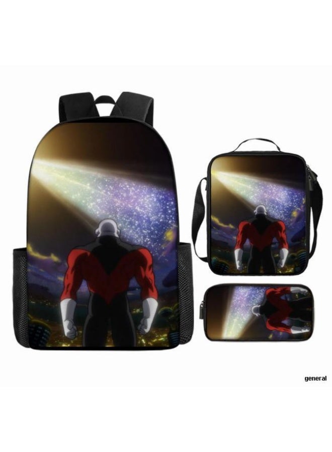 عام حقيبة الظهر المطبوعة الشائعة - مجموعة حقيبة الظهر المكونة من ثلاث قطع (يمكن استخدامها للطلاب والأطفال والأصدقاء للنزهات وتسلق الجبال وما إلى ذلك) - 96 - Image 1