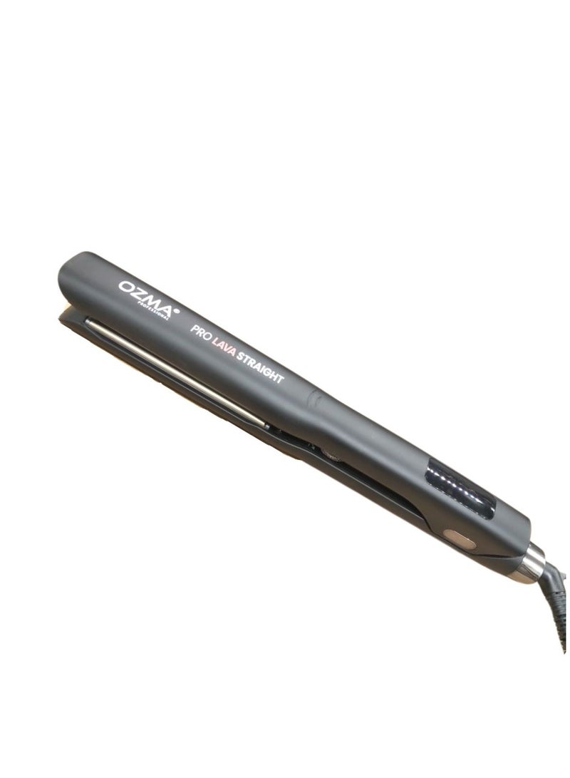 OZMA PROFESSIONAL OZMA Protect Professional Hair Straightener   Heat Settings Up to 250°C /480°F, Auto Shut   Off,     Fuss-Free Flat Iron With   Easy Lock System   Plates SLIM  Type . - Image 1
