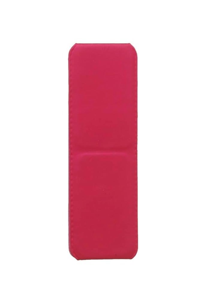 Topr Magnetic Mobile Phone Finger Grip Holder Lazy Multi-functional Vertical Horizontal Stand Foldable Back Stick Phone Stand (red)  - Image 2