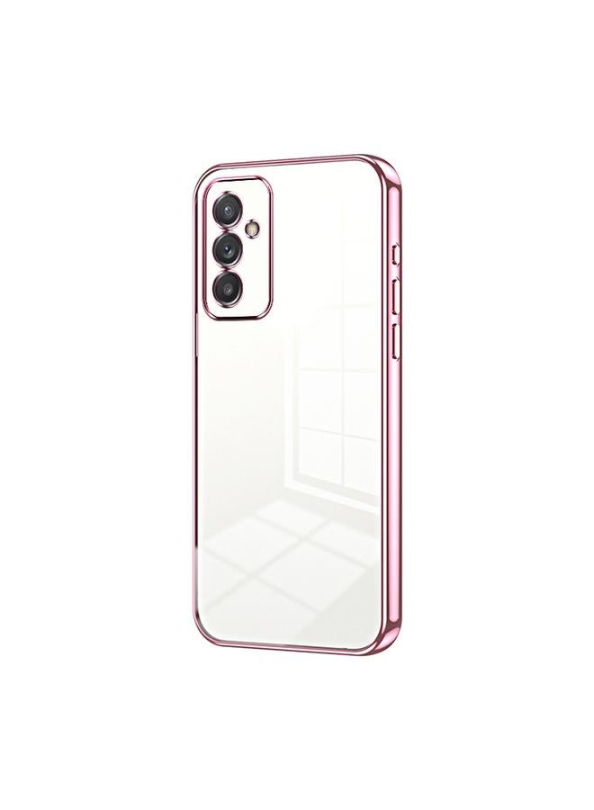 S-TOP Case For Samsung Galaxy A82 5G Transparent Plating Fine Hole Phone Case - Image 1