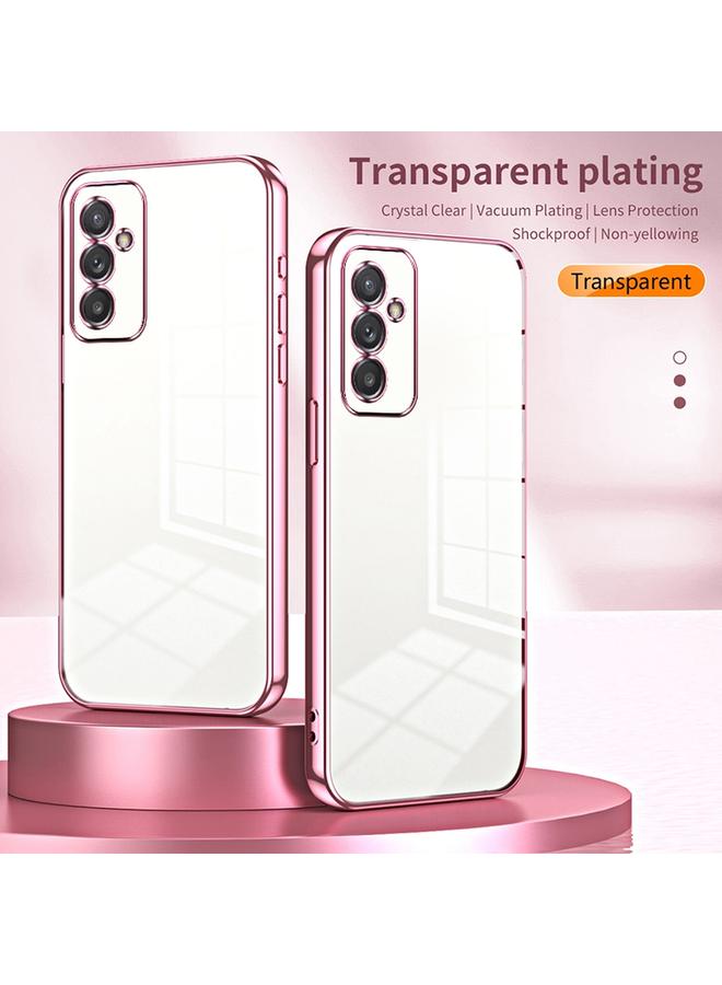 S-TOP Case For Samsung Galaxy A82 5G Transparent Plating Fine Hole Phone Case - Image 2