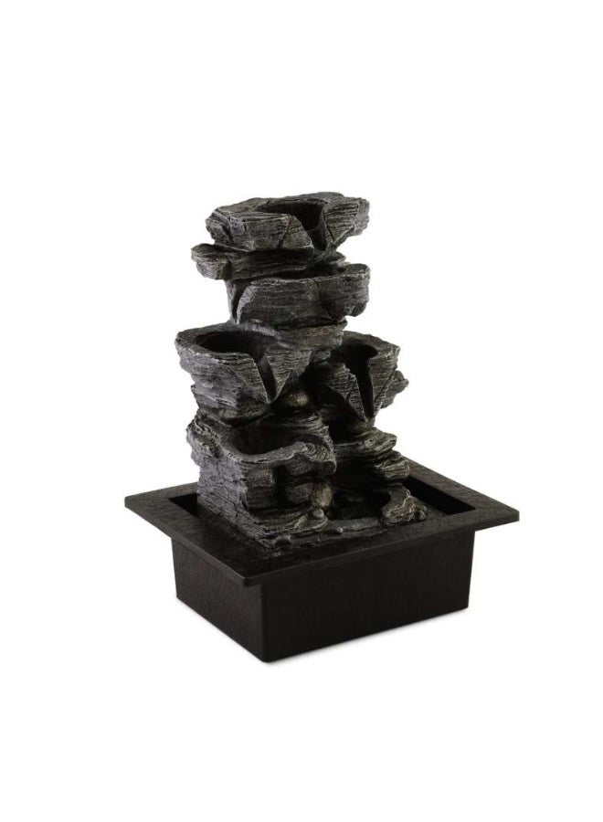 Pan Home نافورة طاولة ألبين 25x20x32 سم - رمادي - Image 3