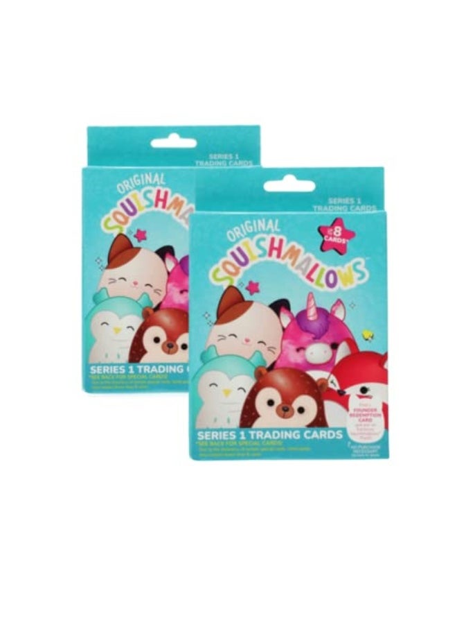 Squishmallows - Squishmallows Official Kellytoy Series 1 Trading Cards Pack of 2 - Image 1