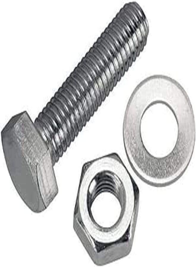 GI Bolt (6mm x 50mm)- 12 Pieces