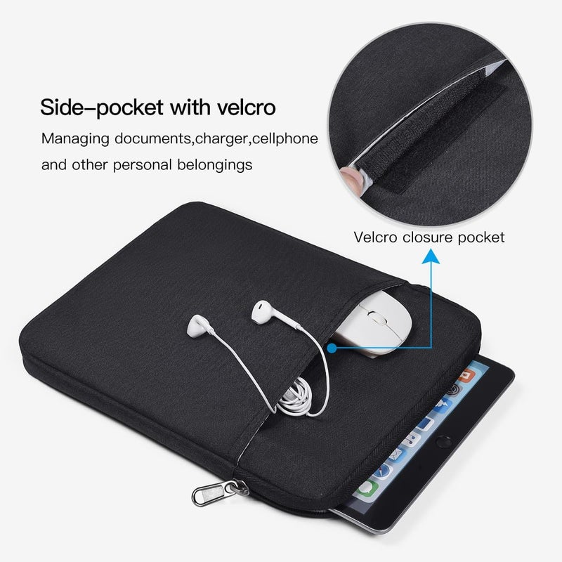 CaseBuy حافظة كمبيوتر لوحي 12.9-13 بوصة لجهاز iPad Pro 13 بوصة M5 M4، iPad Air 13" M2 M3(2025)، iPad Pro 12.9 بوصة M2 M1(6th/5th) 2022-2018 مع لوحة مفاتيح سحرية، حقيبة سفر واقية مبطنة مضادة للصدمات، - Image 3