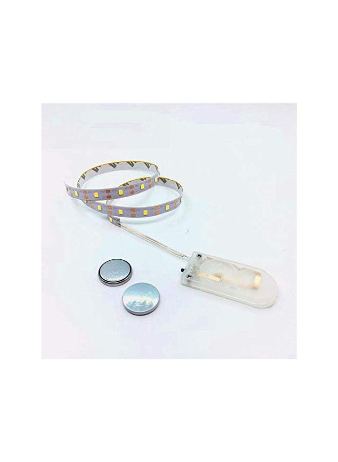 The Bros أضواء خيط LED تعمل بالبطارية (عبوة 2)، 1.64 قدم أضواء جنيات LED تعمل بالبطارية؛ أضواء حبل للزينة لحفلات الزفاف، عيد الميلاد، العطلات، المنزل، الزينة للحفلات (أبيض بارد) - Image 2