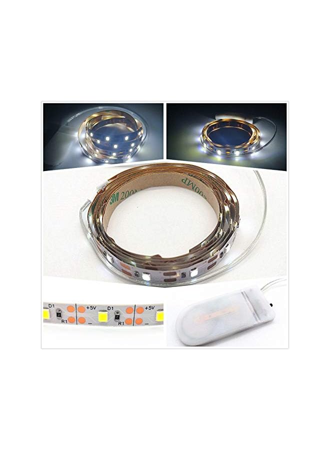 The Bros أضواء خيط LED تعمل بالبطارية (عبوة 2)، 1.64 قدم أضواء جنيات LED تعمل بالبطارية؛ أضواء حبل للزينة لحفلات الزفاف، عيد الميلاد، العطلات، المنزل، الزينة للحفلات (أبيض بارد) - Image 3