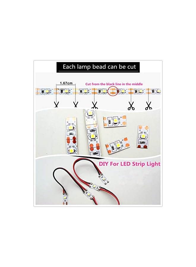 The Bros أضواء خيط LED تعمل بالبطارية (عبوة 2)، 1.64 قدم أضواء جنيات LED تعمل بالبطارية؛ أضواء حبل للزينة لحفلات الزفاف، عيد الميلاد، العطلات، المنزل، الزينة للحفلات (أبيض بارد) - Image 5