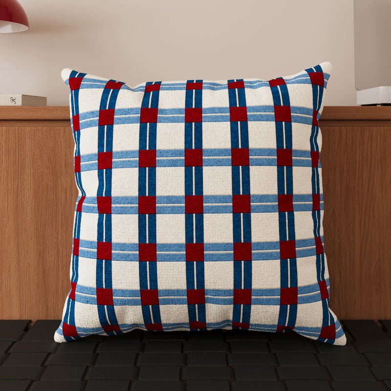 Dopamine Stripe Throw Pillow for Couch, Bauhaus Color Block Removable Cover, Office Nap Cushion - Image 3