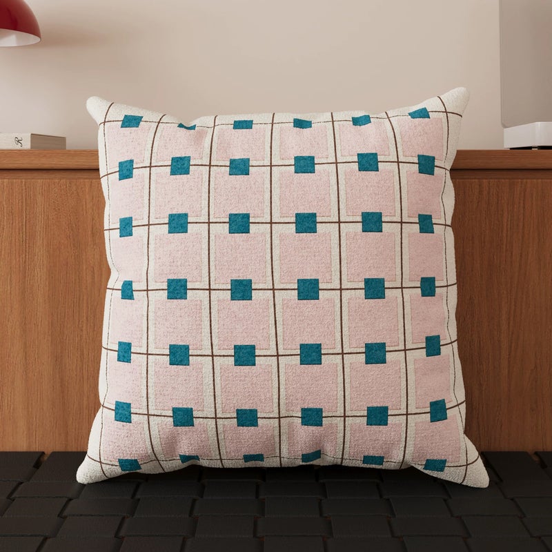 Dopamine Stripe Throw Pillow for Couch, Bauhaus Color Block Removable Cover, Office Nap Cushion - Image 2