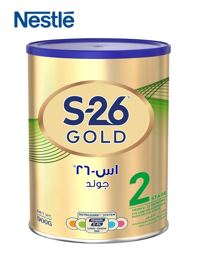 نستله - تركيبة متابعة إس-26 جولد للمرحلة الثانية، 900 غرام - للأطفال من عمر 6 إلى 12 شهرًا - Image 1
