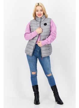 Women Quilted Puffer Vest Jacket, Light Grey - pzsku/Z40319C79CC802285154FZ/45/_/1726108824/007fb758-d6c7-477b-996b-c8b94e60edc7