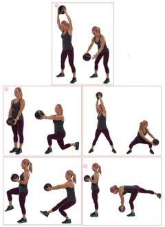 Generic Rubber Medicine Ball for Core Strength and Crossfit Workouts, 2KG  - Image 4