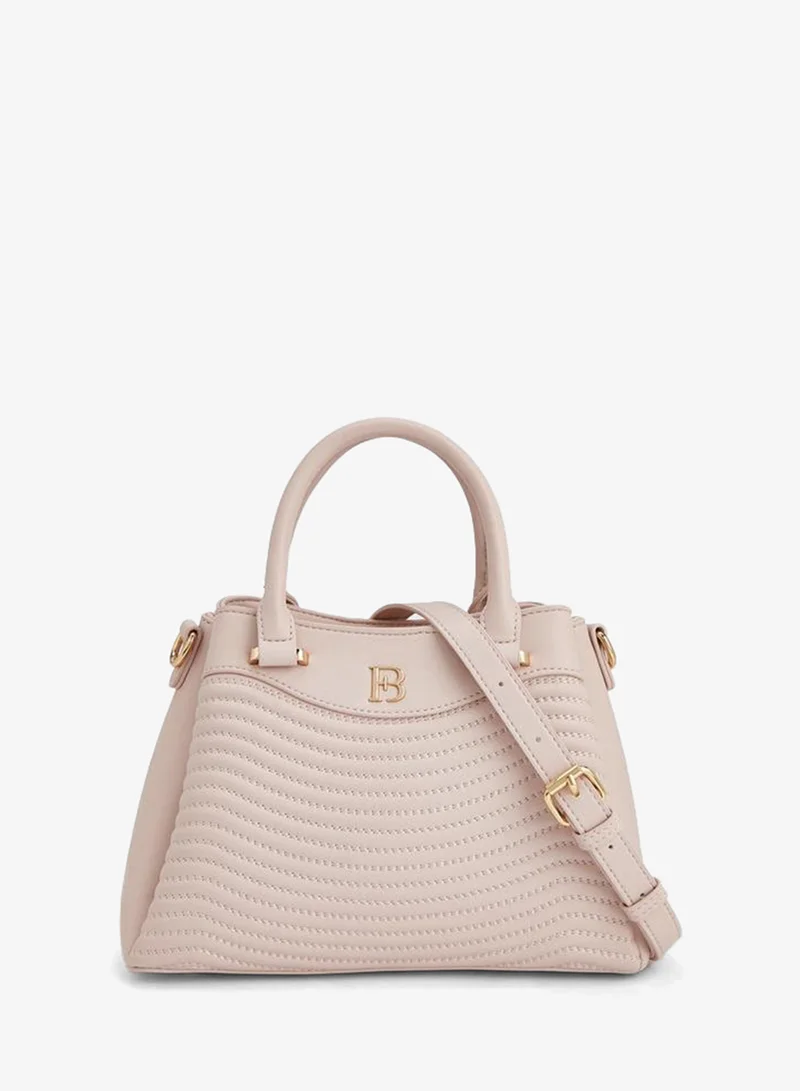 Quilted Tote Bag With Double Handle