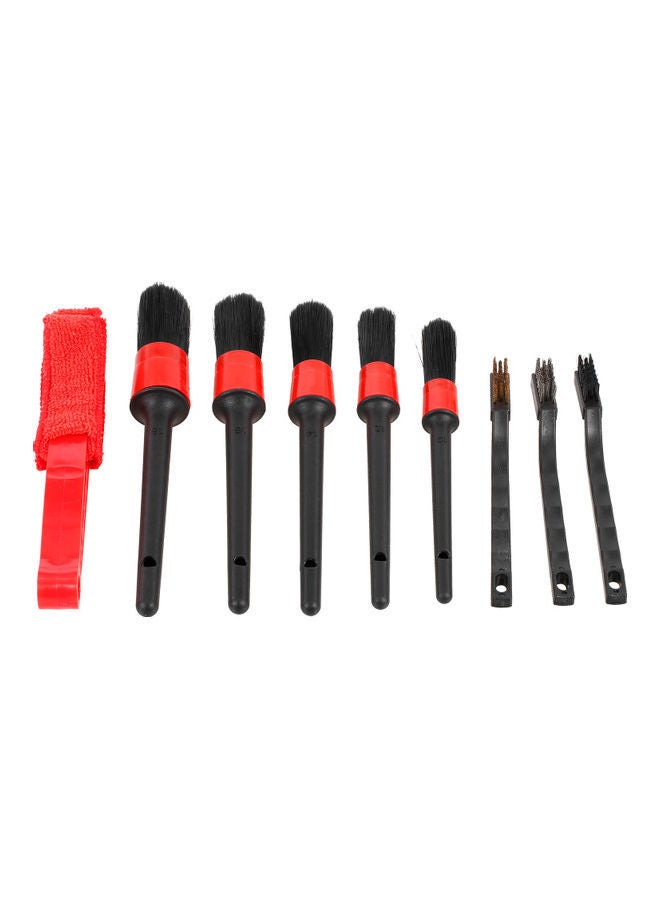 NIBEMINENT 9-Piece Car Cleaning Brush Kit