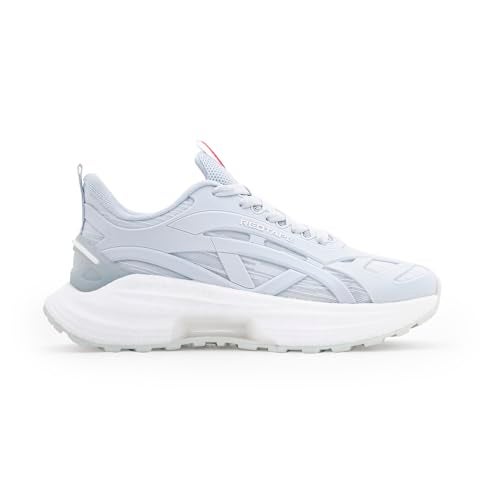 Red Tape Athleisure Sports Shoes for Women | Breathable Mesh, Lightweight Comfort, Lace-Up Fit & Stylish Performance White/Blue - Image 2