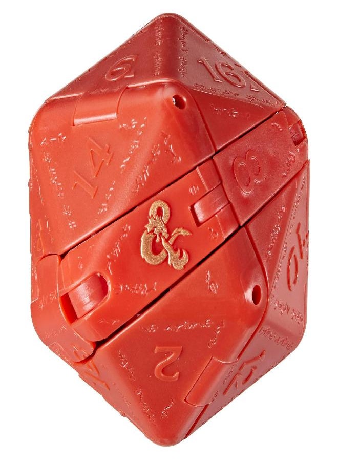 Dungeons & Dragons - Dungeons & Dragons Honor Among Thieves D&D Dicelings Red Dragon Themberchaud Collectible, Monster Dice Converting Giant d20 Action Figures Role Playing Dice (F5211) - Image 1