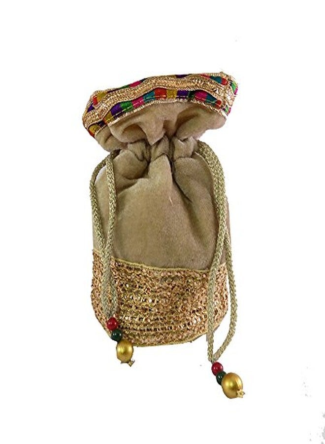 Brown leaf Designer Potli Bags Handbag for Women,Girls,Ladies - Image 2