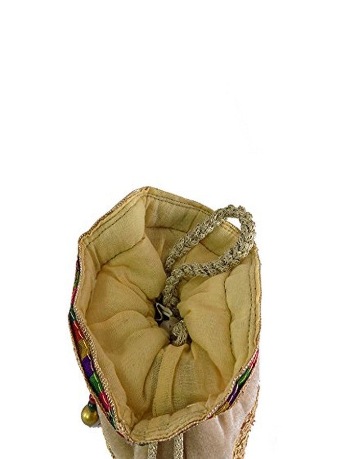 Brown leaf Designer Potli Bags Handbag for Women,Girls,Ladies - Image 3