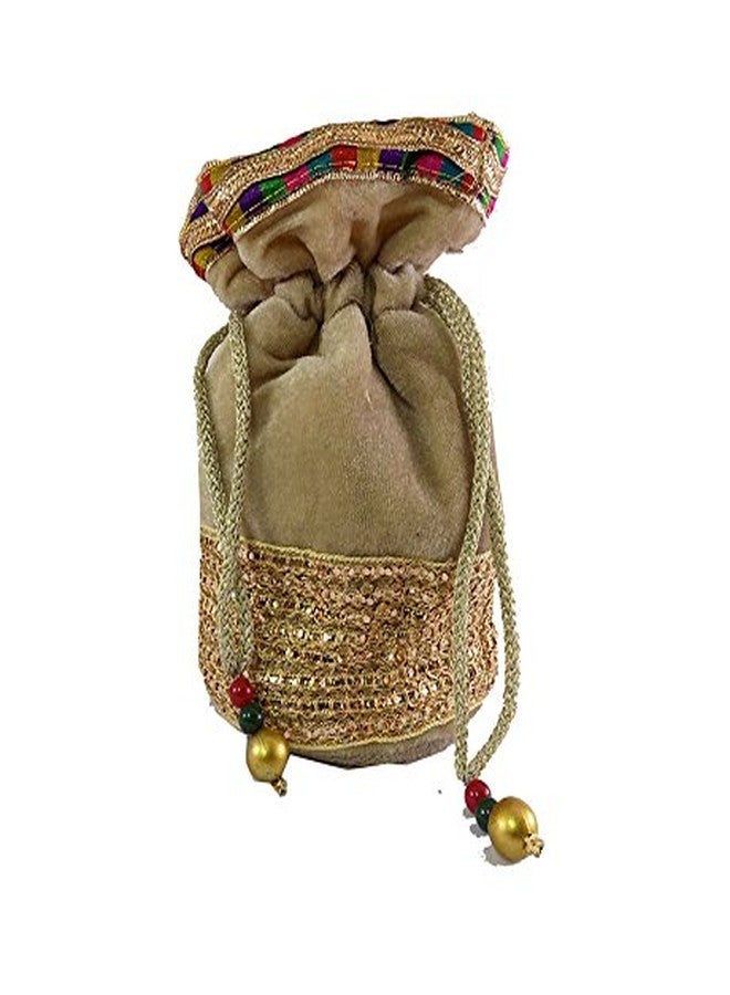 Brown leaf Designer Potli Bags Handbag for Women,Girls,Ladies - Image 1