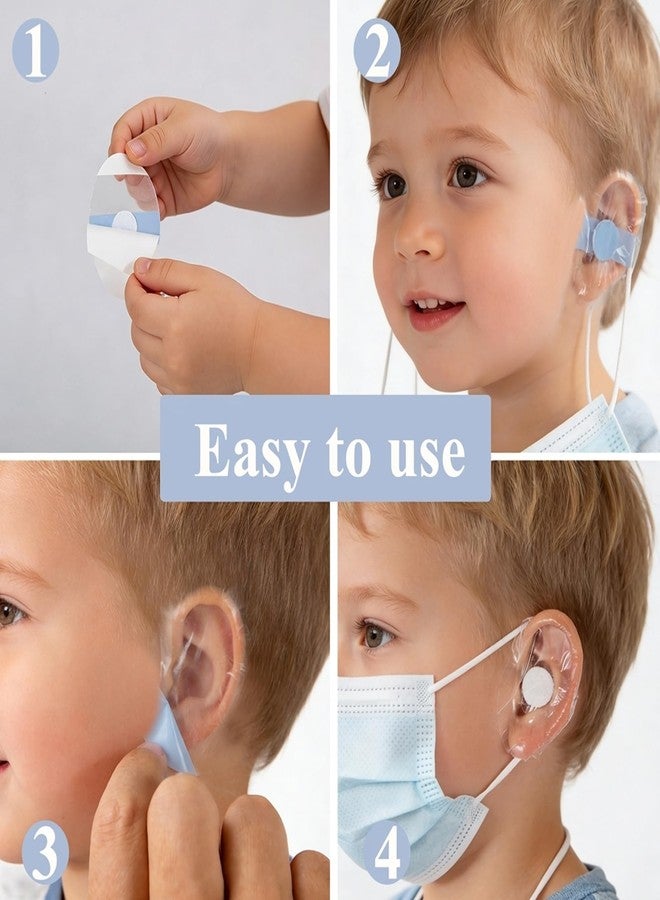 JFRHUDS 60Pack Baby Bathing Ear Covers,Waterproof Ear Stickers for Swimming - Image 5