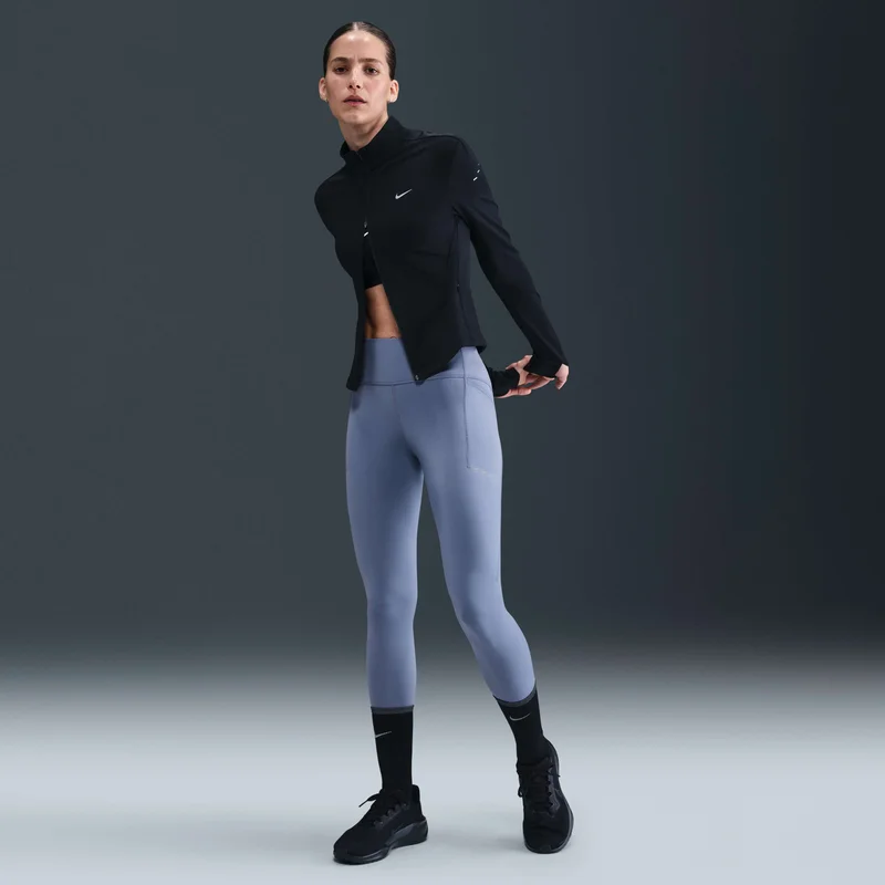 Nike Blue Women's Swift 7/8 Running Leggings for Women | Best Price UAE