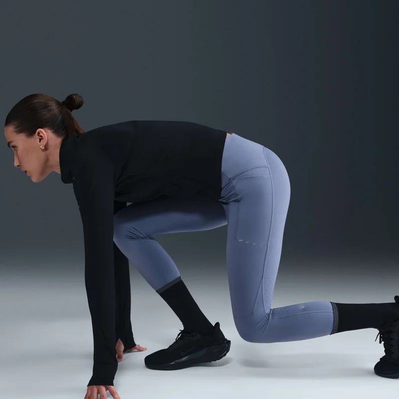Nike Blue Women's Swift 7/8 Running Leggings for Women | Best Price UAE