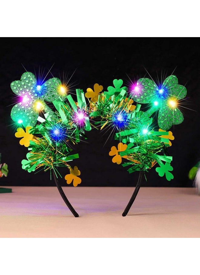 عصابة رأس مضيئة بضوء LED من Shamrock لعيد القديس باتريك، عصابة رأس أيرلندية لعيد القديس باتريك، إكسسوارات شعر للنساء - pzsku/Z40323A35A0E0803AD116Z/45/_/1735566912/bd6cb5e7-d90c-4204-83d5-6b9de1517ed2