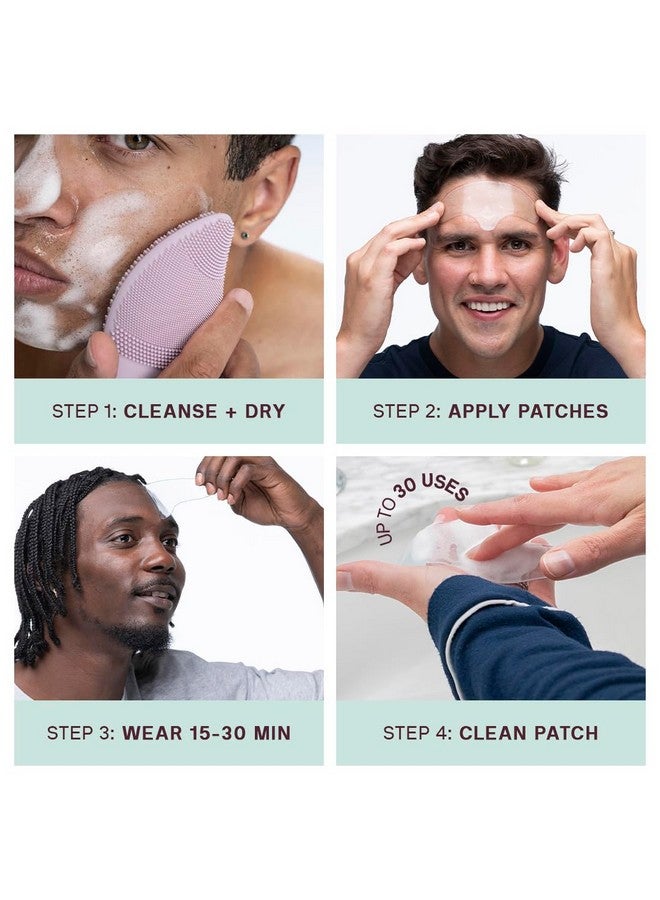 Dermaclara Forehead Wrinkle Patch For Men Silicone Fusion Treatment Forehead Patches For Wrinkles & Fine Lines Men’S Antiwrinkle Face Patch Natural & Crueltyfree Reusable Up To 30 Times - Image 3