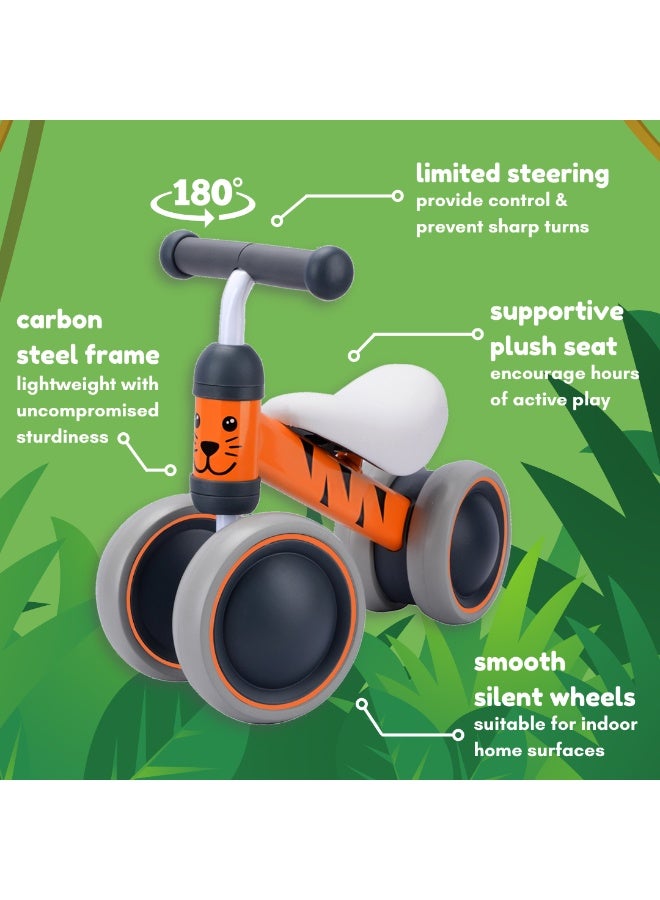 BoldCube Baby Balance Bike Benny Tiger (Orange) - Image 3