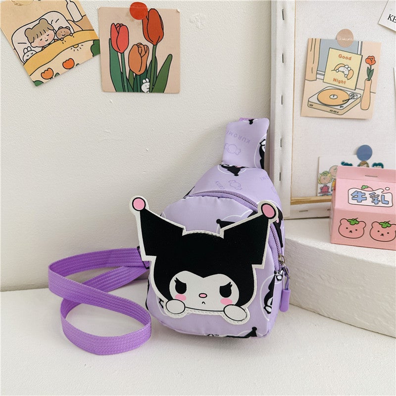 Cute Cartoon Children'S Bag, Baby Storage, Fashionable And Trendy Casual Small Backpack, Stylish Crossbody Chest Bag For Girls - Image 4