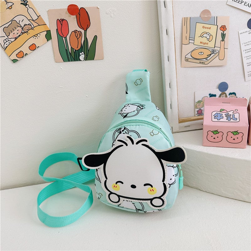 Cute Cartoon Children'S Bag, Baby Storage, Fashionable And Trendy Casual Small Backpack, Stylish Crossbody Chest Bag For Girls - Image 1