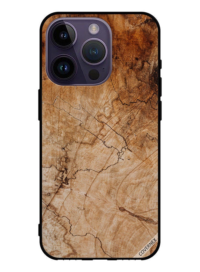 Covernex Protective Case Cover For Apple iPhone 14 Pro Vintage Wooden Pattern - Image 1