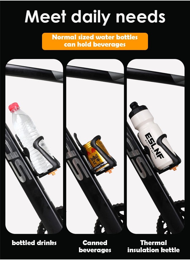 Generic - Bike Water Bottle Holder - 23 cm,Bike Water Bottle Cage, Durable Ultralight Plastic Water Drink Holder Rack, Lightweight PC Water Bottle Holder for Bicycle, Cycling Bottle Holder Cages for MTB, Road Bike, Mountain Bikes - Image 1