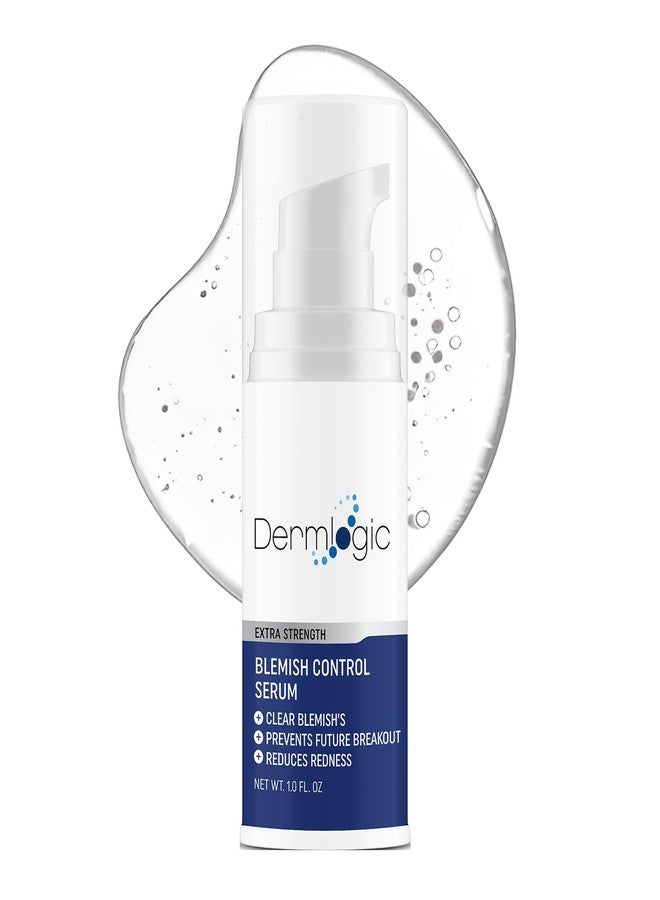 Dermlogic Acne Spot Treatment – Invisible Natural Formula Fights Cystic Acne, Pimples, Breakouts, Whiteheads, Zits & Clogged Pores. Fade Away Dark Spots, Acne Scars, Without Over Drying the Skin. All Skin Types - Image 1