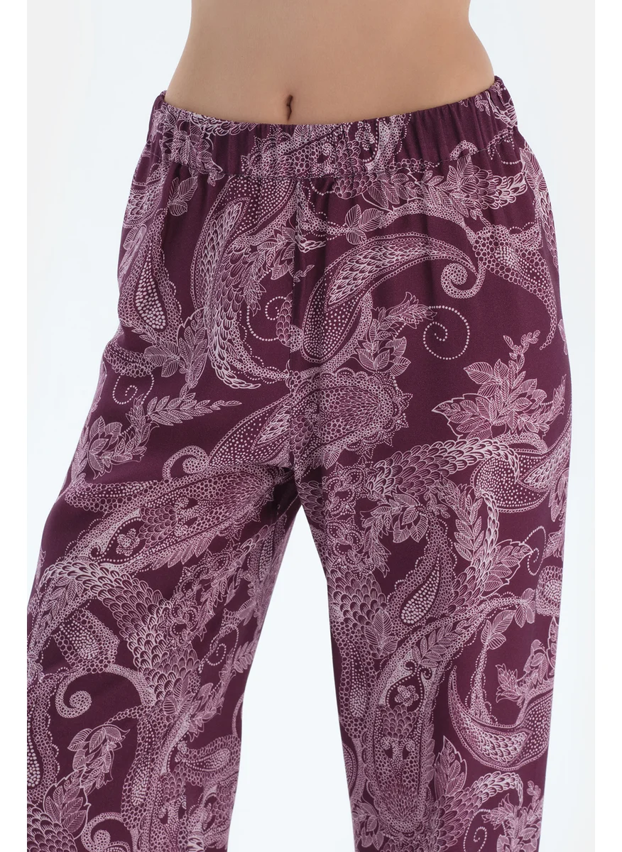 dagi Graphic Print Trousers Viscose High Rise Regular/Classic Fit Sleepwear