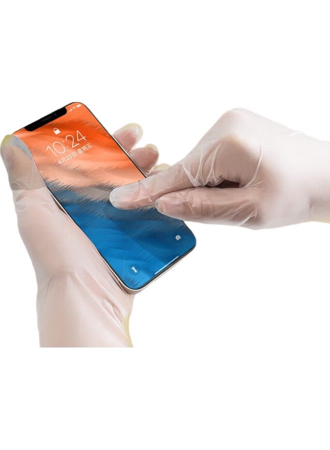 JD.com Jd Jingzao Disposable Gloves, Pvc Food-Grade Thickened, For Kitchen, Barbecue, Camping, Home Cleaning, Size M [100 Pieces] - Image 2