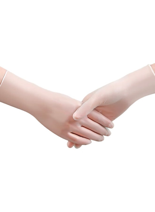 JD.com Jd Jingzao Disposable Gloves, Pvc Food-Grade Thickened, For Kitchen, Barbecue, Camping, Home Cleaning, Size M [100 Pieces] - Image 1