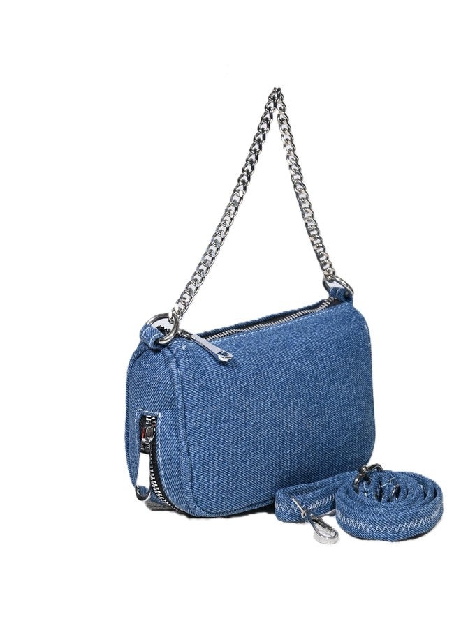 Donicy Mini Denim Bag, Denim Bags, Compact Sling, Party Sling - Image 1