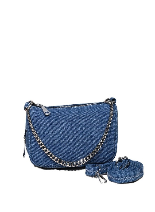Donicy Mini Denim Bag, Denim Bags, Compact Sling, Party Sling - Image 2