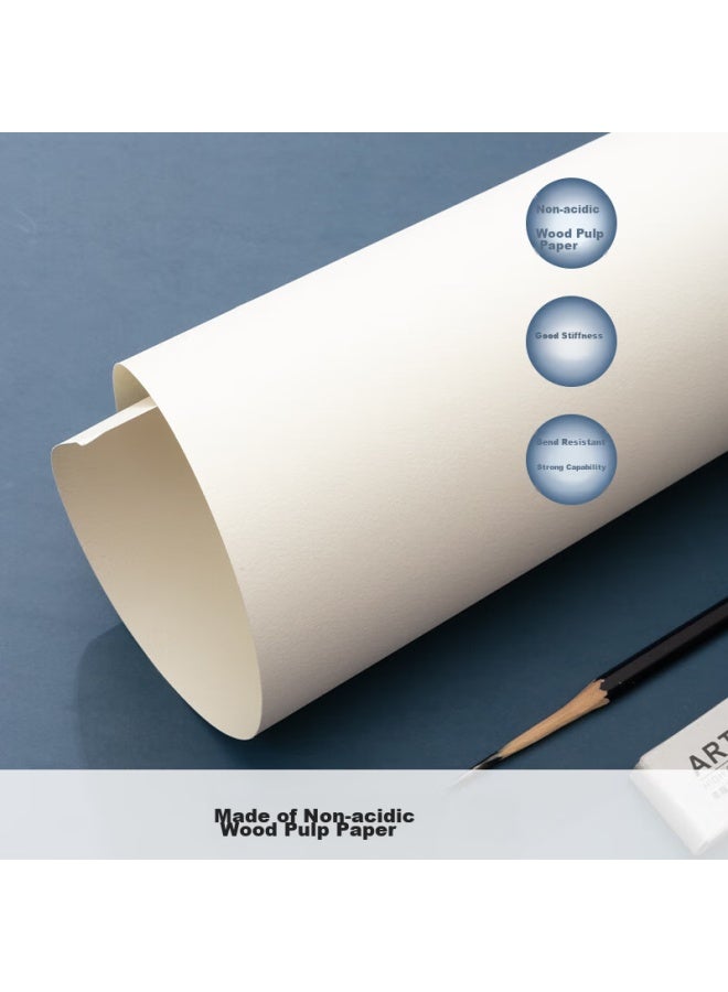 M&G Chenguang Stationery 8k/110g Sketch Paper Drawing Paper Sketchbook, Art Sketching Tracing Student Beginner Quick Sketch Pencil Drawing Paper 8k 20 Sheets Teacher Recommended Birthday Gift - Image 2