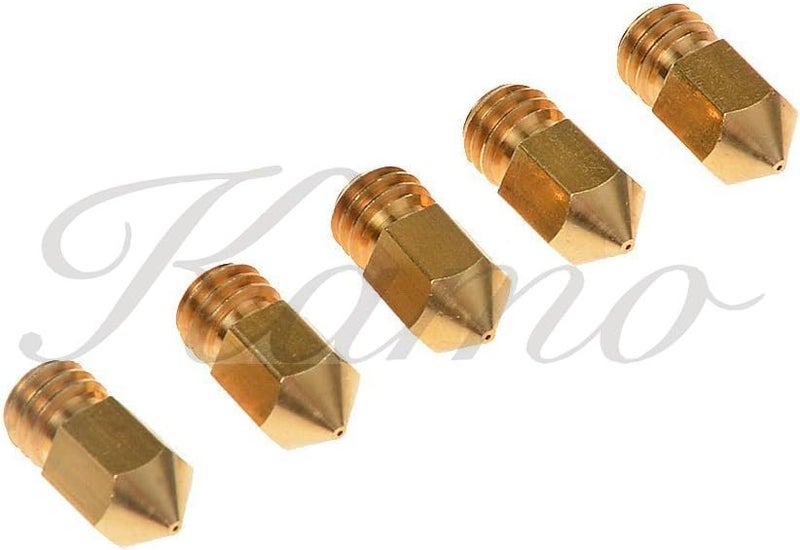 كامو 5 قطع فوهة نحاسية 0.4 ملم لطابعة ثلاثية الأبعاد رأس طباعة لـ MK8 1.75 ملم لطباعة ABS PLA - Image 3