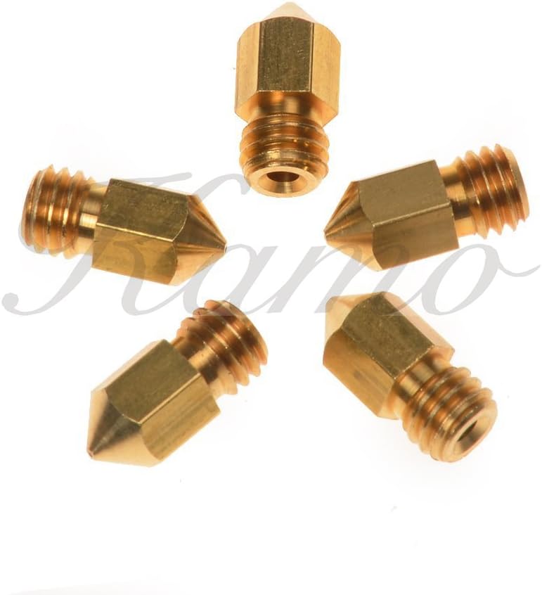 كامو 5 قطع فوهة نحاسية 0.4 ملم لطابعة ثلاثية الأبعاد رأس طباعة لـ MK8 1.75 ملم لطباعة ABS PLA - Image 4