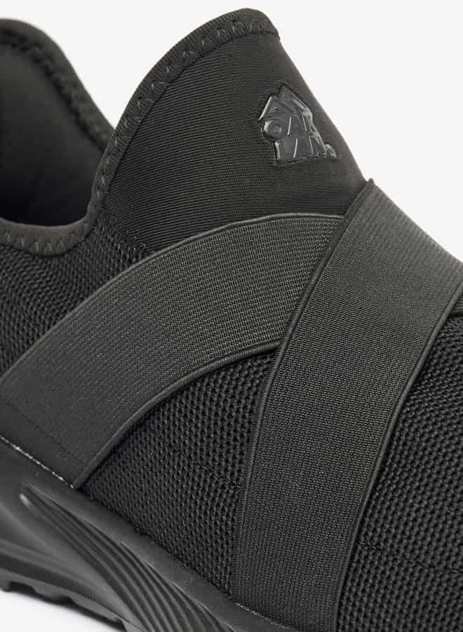 Oaklan by Shoexpress Men Logo Detail Slip-On Sports Shoes with Pull Tabs