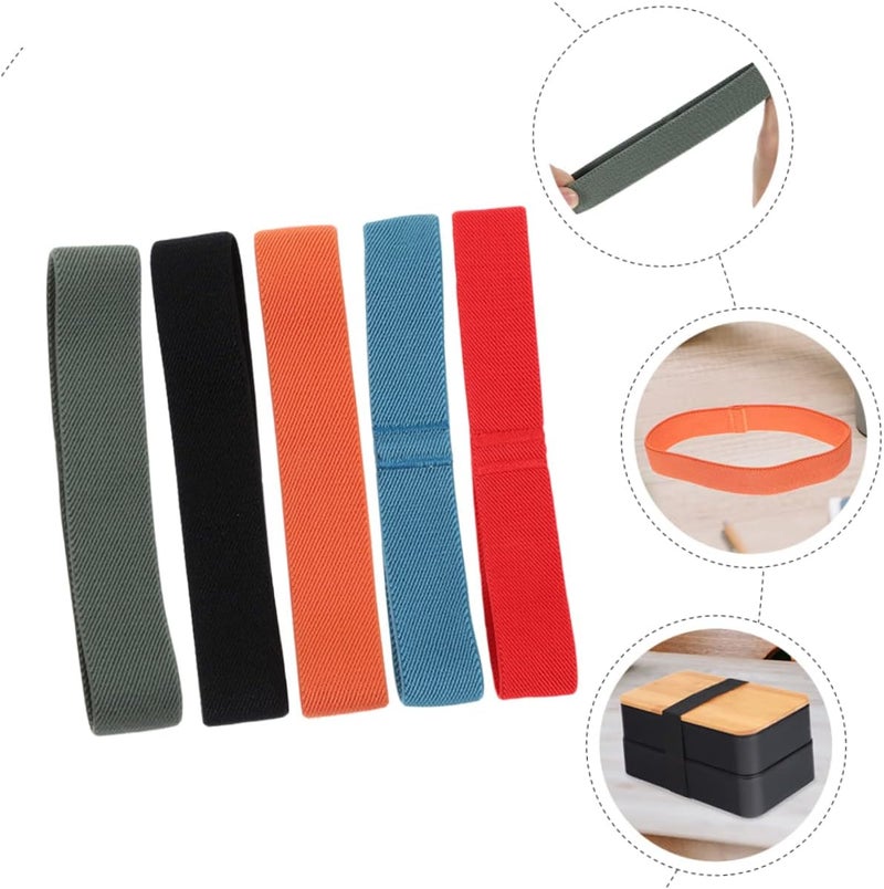 ABOOFAN 10pcs Ergonomic Straps Simple and Portable Lunch Box Belt for Boys and Girls High Elasticity Tightness for Easy Extraction - Image 2
