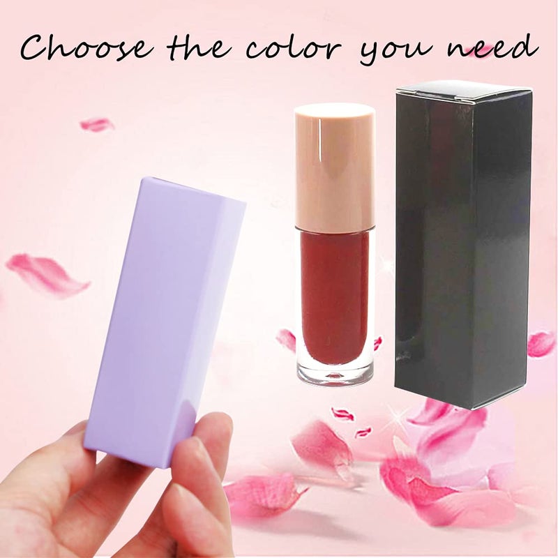 COSIDEA 50 PCS Empty Pink Lip Gloss Boxes W28 xW28 xH89mm / W1.02xW1.02xH3.5 inch, Cosmetic Perfume/Mascara Box Packaging for Small Business Wholesale, small Kraft Paper Box Luxury Holder Wrapping - Image 3