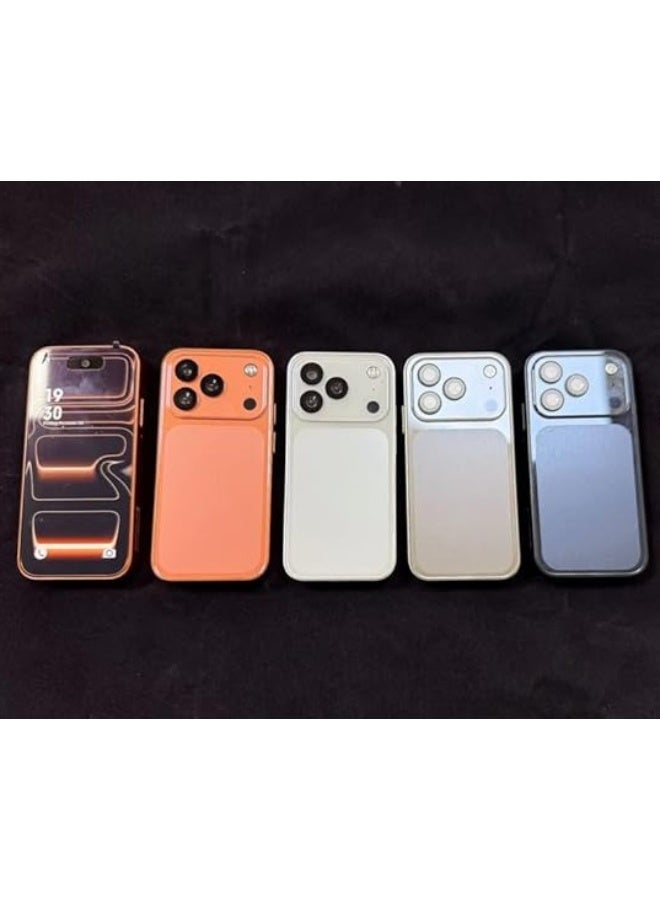 سويس هاتف XS17 ميني الذكي، شاشة 4 بوصة، شبكة 4G خفيفة، شريحة SIM مزدوجة، ذاكرة وصول عشوائي 8 جيجابايت، سعة تخزين 512 جيجابايت، هاتف ذكي فائق النحافة (برتقالي) - Image 4