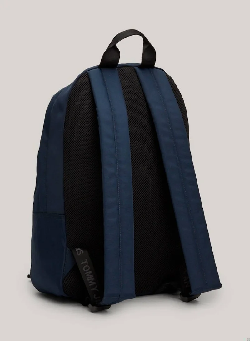 TOMMY HILFIGER Men's Essential Dome Flag Backpack -  Recycled polyester, Navy
