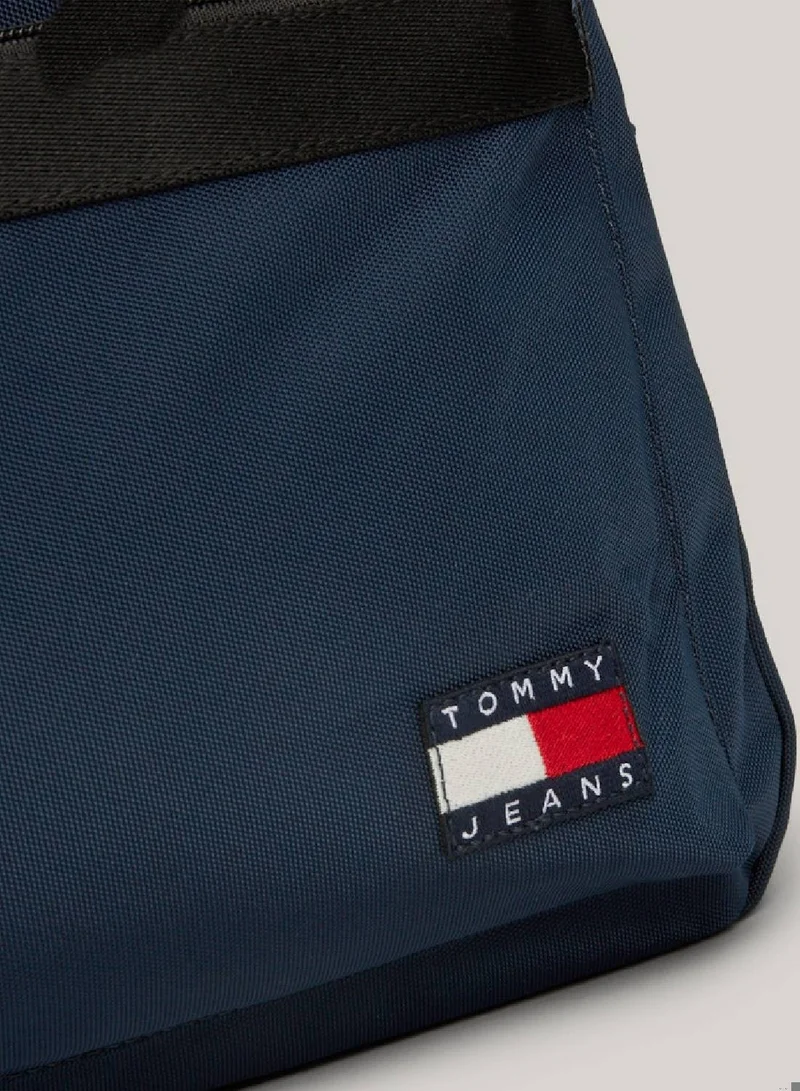 TOMMY HILFIGER Men's Essential Dome Flag Backpack -  Recycled polyester, Navy