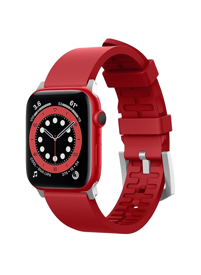 Elago Premium Fluoro Rubber Strap For Watch 40Mm Red - Image 1